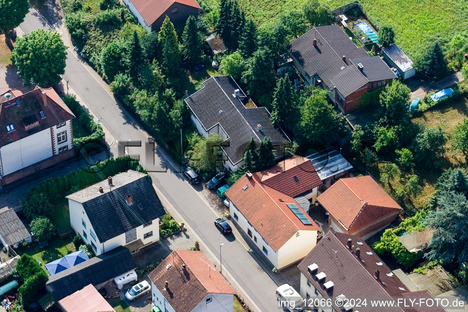 Quartier Gräfenhausen in Annweiler am Trifels dans le département Rhénanie-Palatinat, Allemagne hors des airs