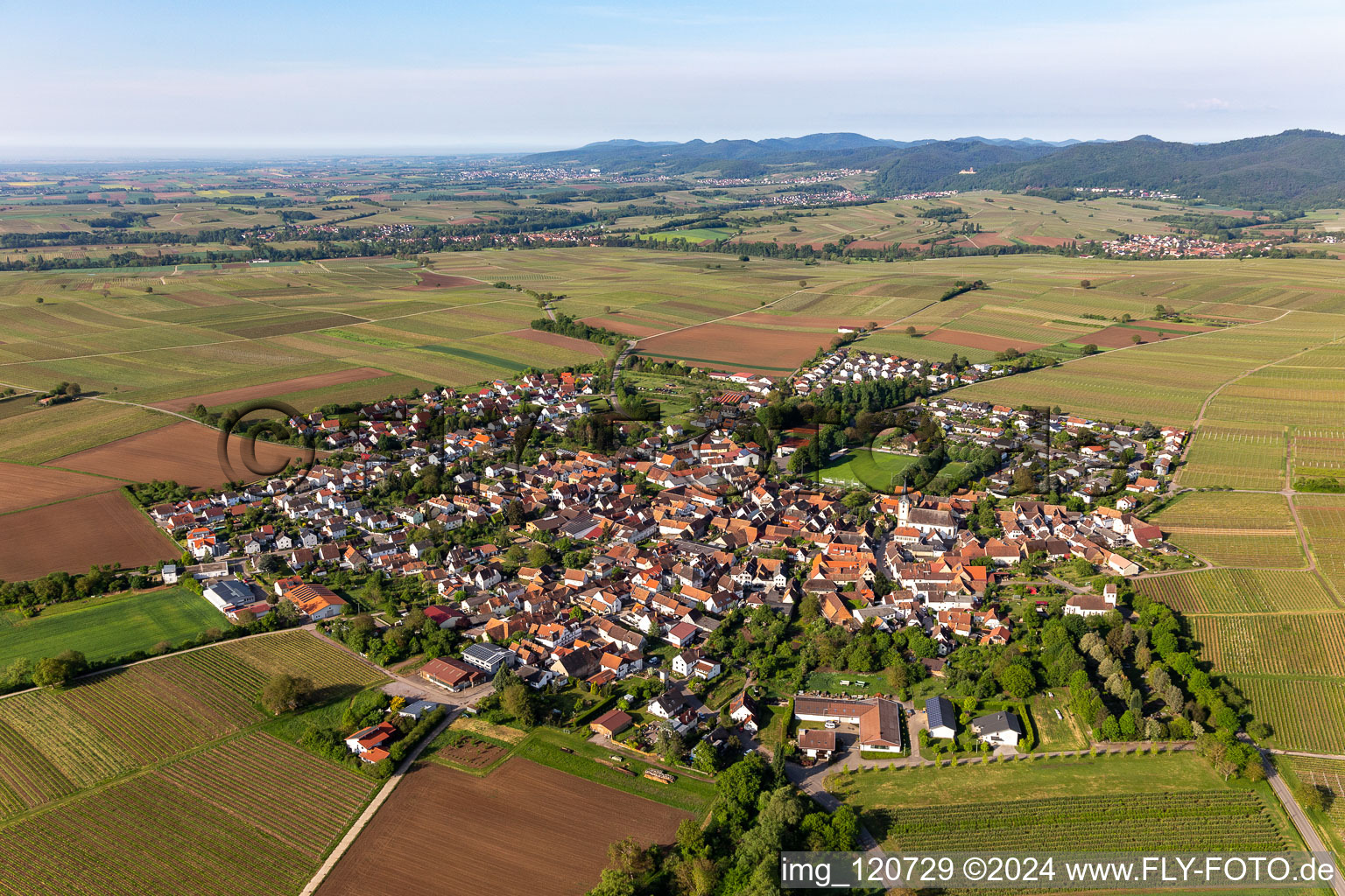 Quartier Mörzheim in Landau in der Pfalz dans le département Rhénanie-Palatinat, Allemagne vu d'un drone