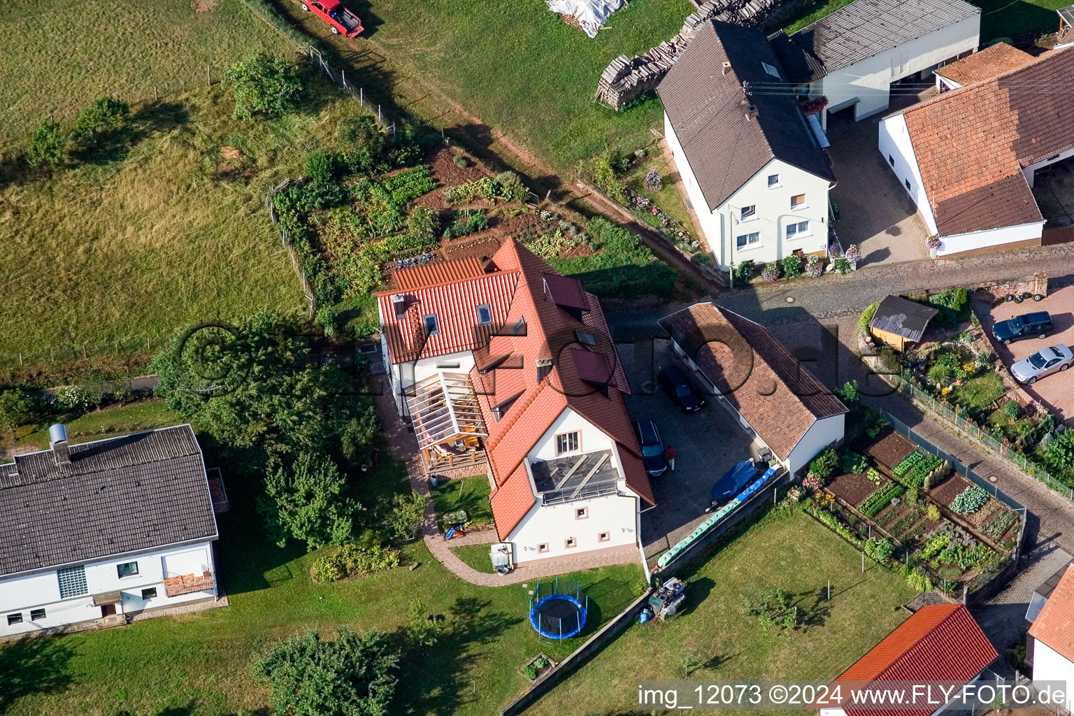 Image drone de Quartier Gräfenhausen in Annweiler am Trifels dans le département Rhénanie-Palatinat, Allemagne