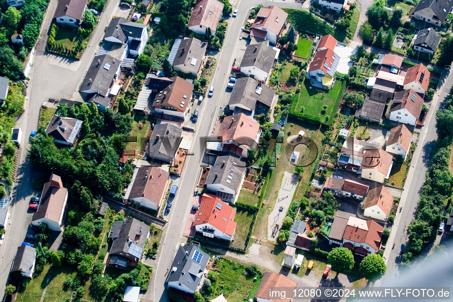 Vue oblique de Quartier Gräfenhausen in Annweiler am Trifels dans le département Rhénanie-Palatinat, Allemagne