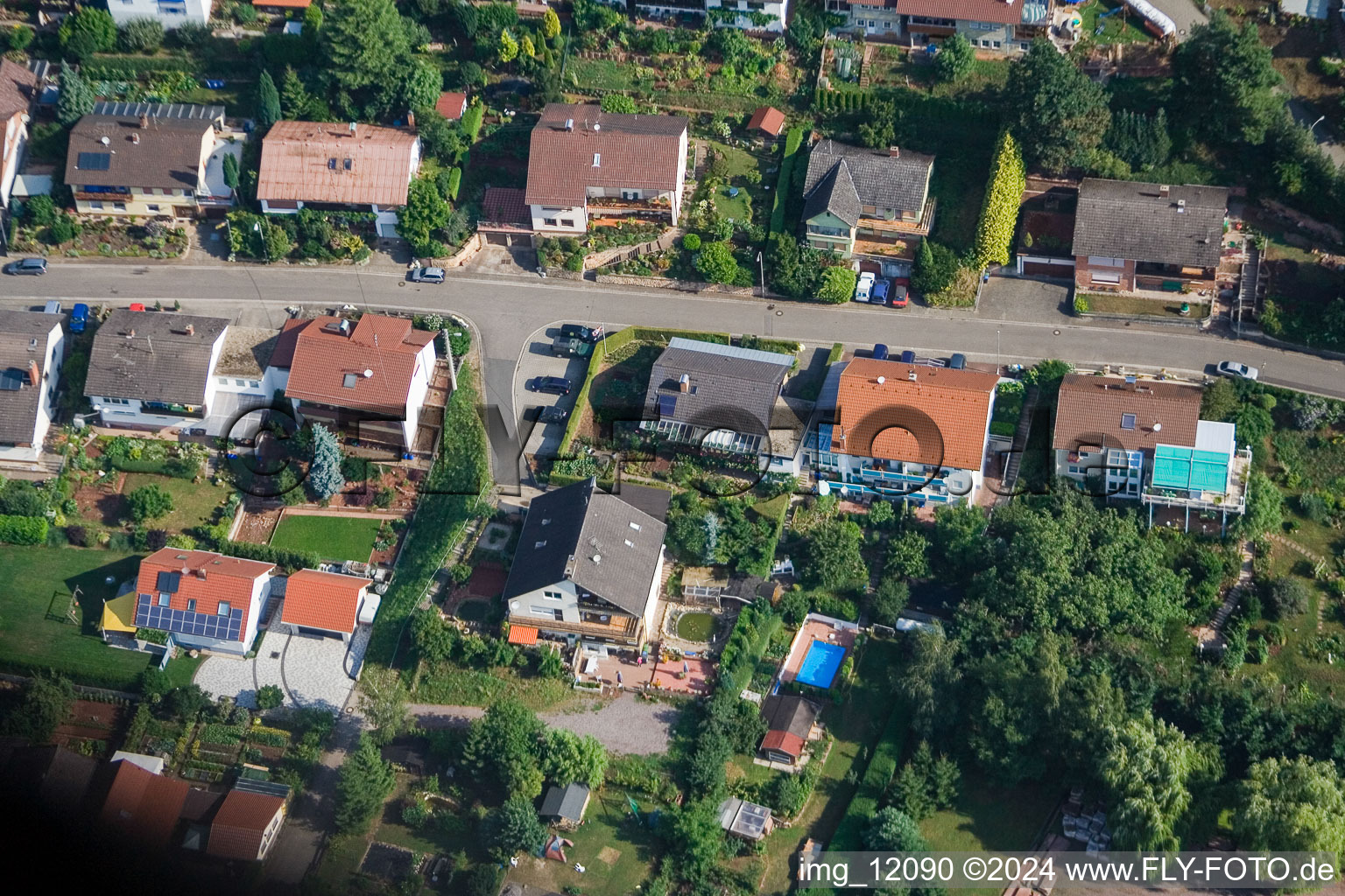 Quartier Gräfenhausen in Annweiler am Trifels dans le département Rhénanie-Palatinat, Allemagne depuis l'avion