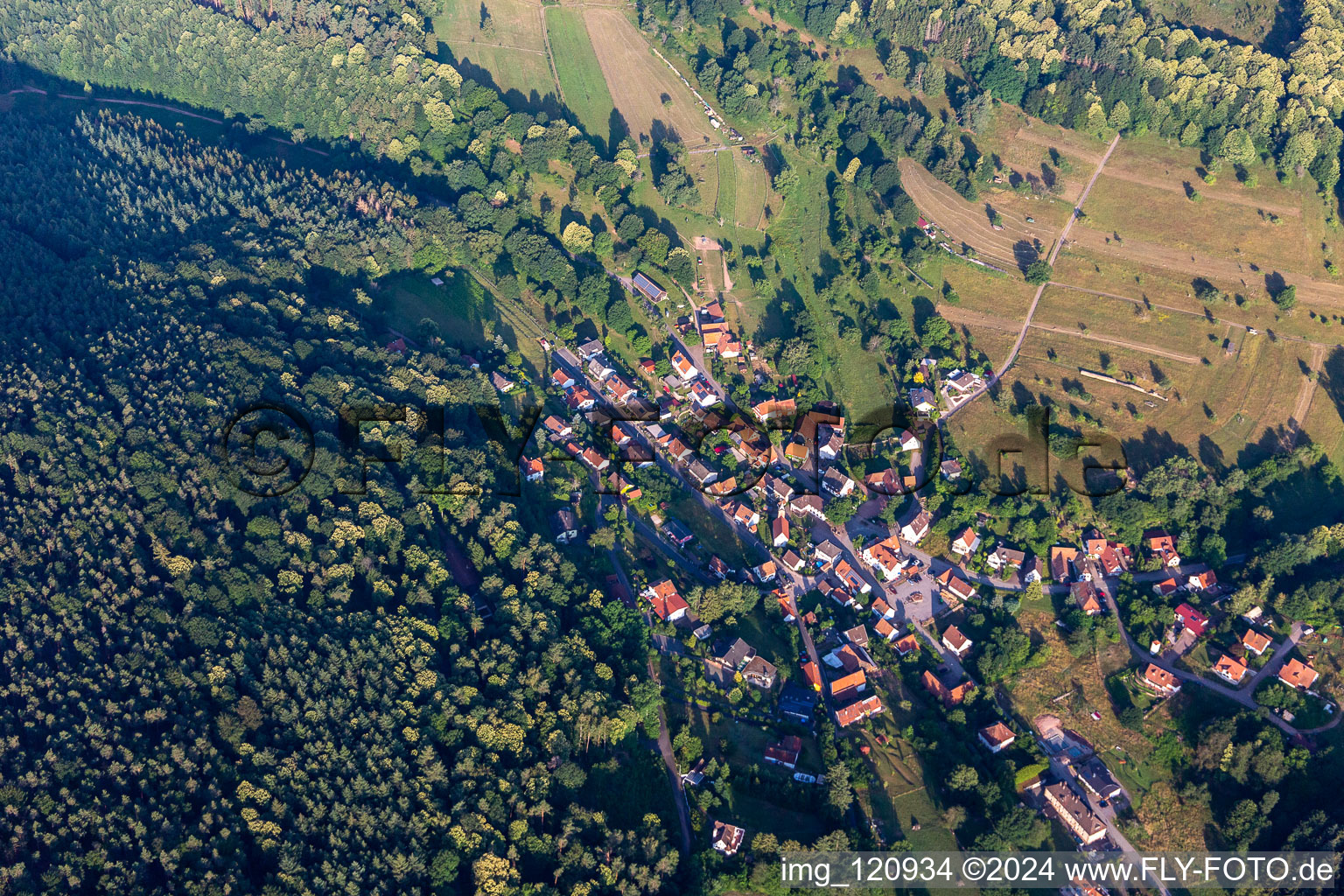 Nothweiler dans le département Rhénanie-Palatinat, Allemagne d'en haut