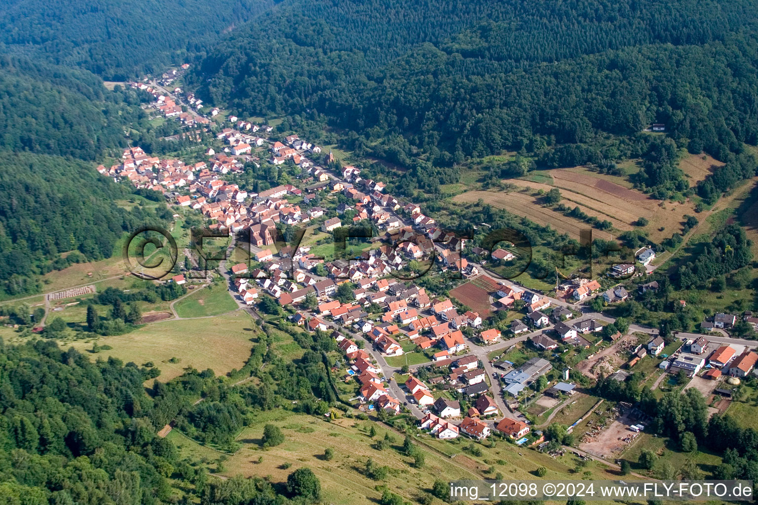 Eußerthal dans le département Rhénanie-Palatinat, Allemagne d'en haut