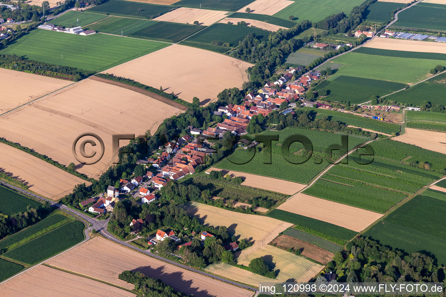 Photographie aérienne de Vollmersweiler dans le département Rhénanie-Palatinat, Allemagne