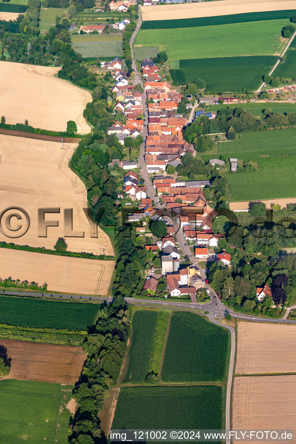 Vollmersweiler dans le département Rhénanie-Palatinat, Allemagne d'en haut