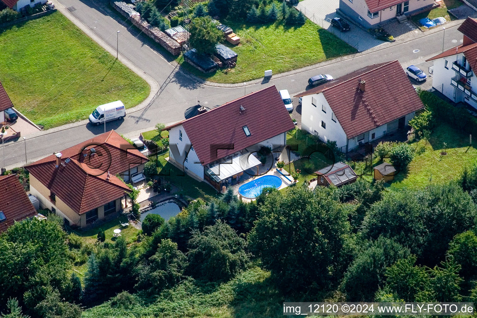 Eußerthal dans le département Rhénanie-Palatinat, Allemagne d'en haut