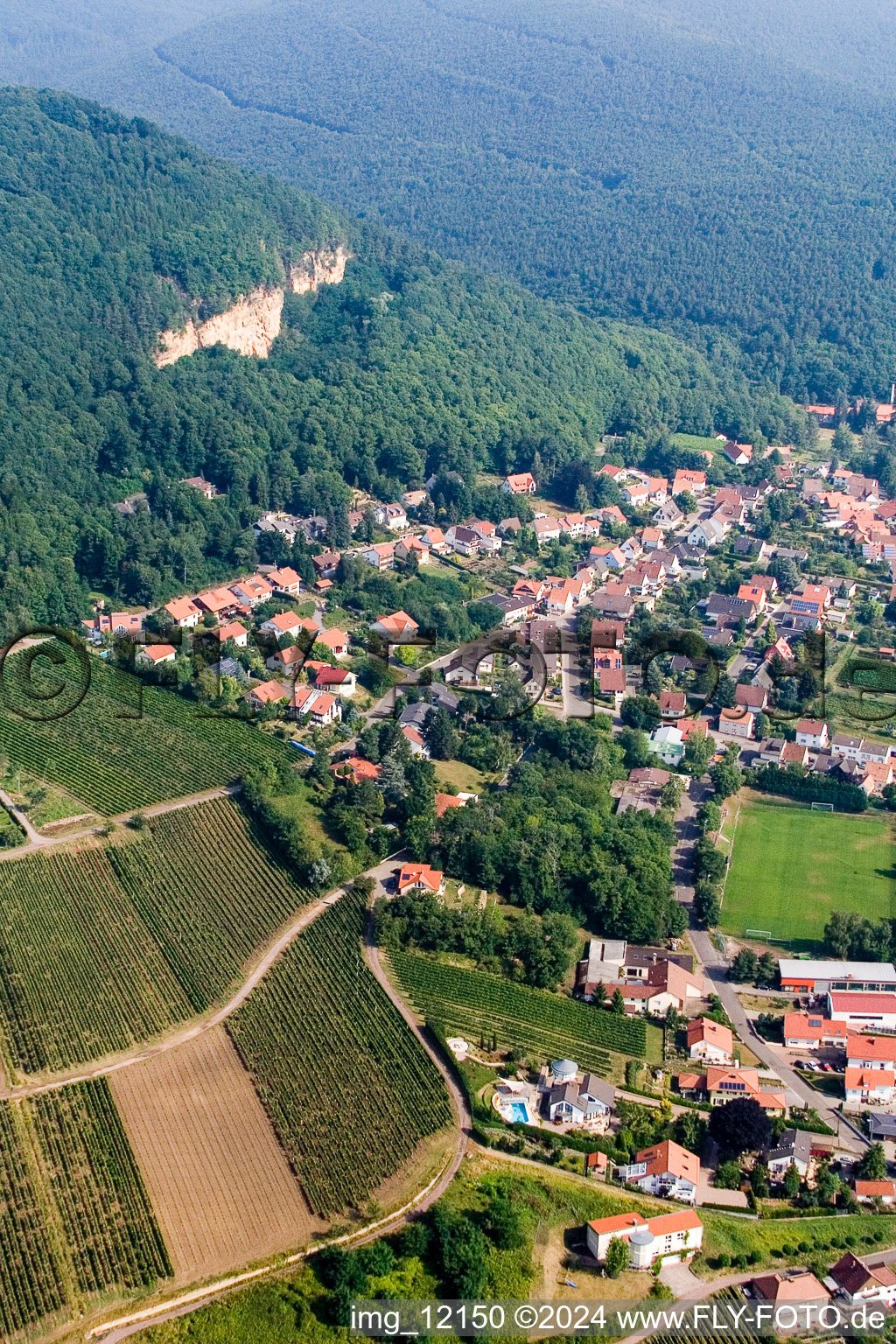 Frankweiler dans le département Rhénanie-Palatinat, Allemagne d'en haut