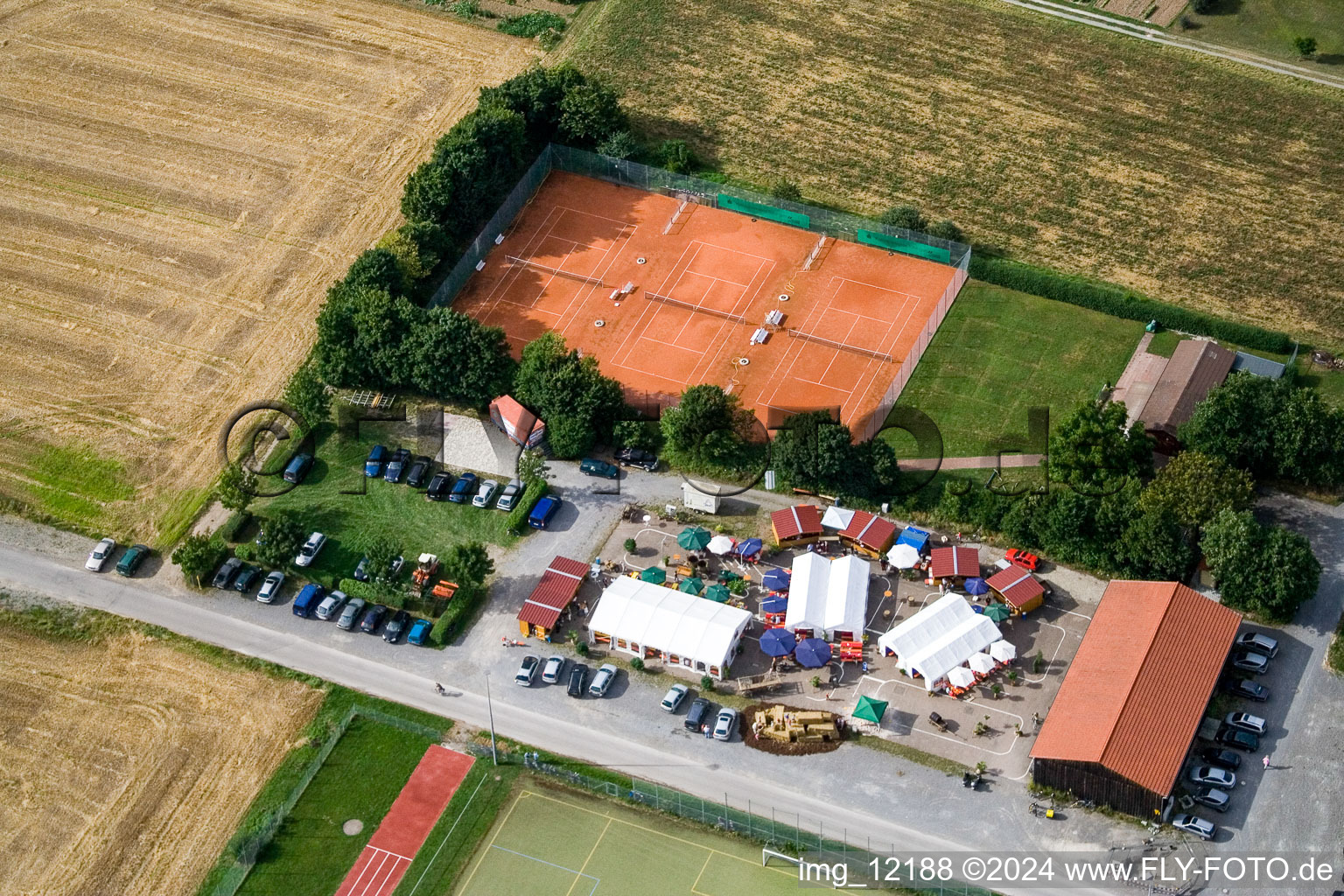 Vue aérienne de Pfäffingen dans le département Bade-Wurtemberg, Allemagne