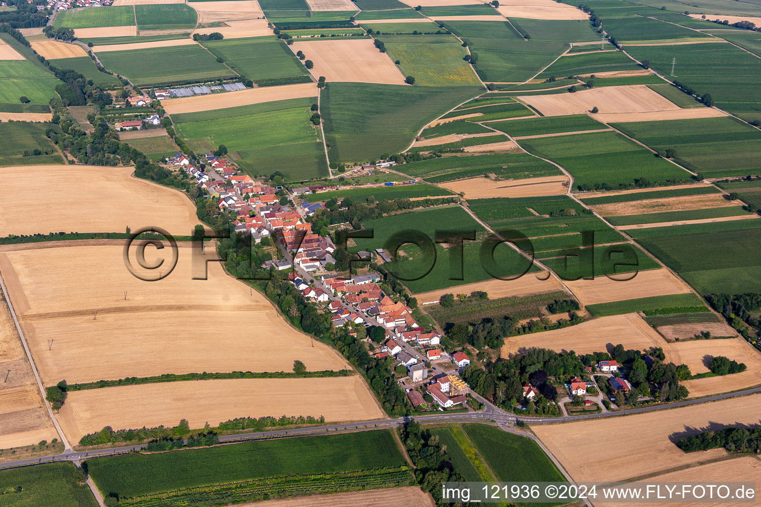 Image drone de Wörth am Rhein dans le département Rhénanie-Palatinat, Allemagne