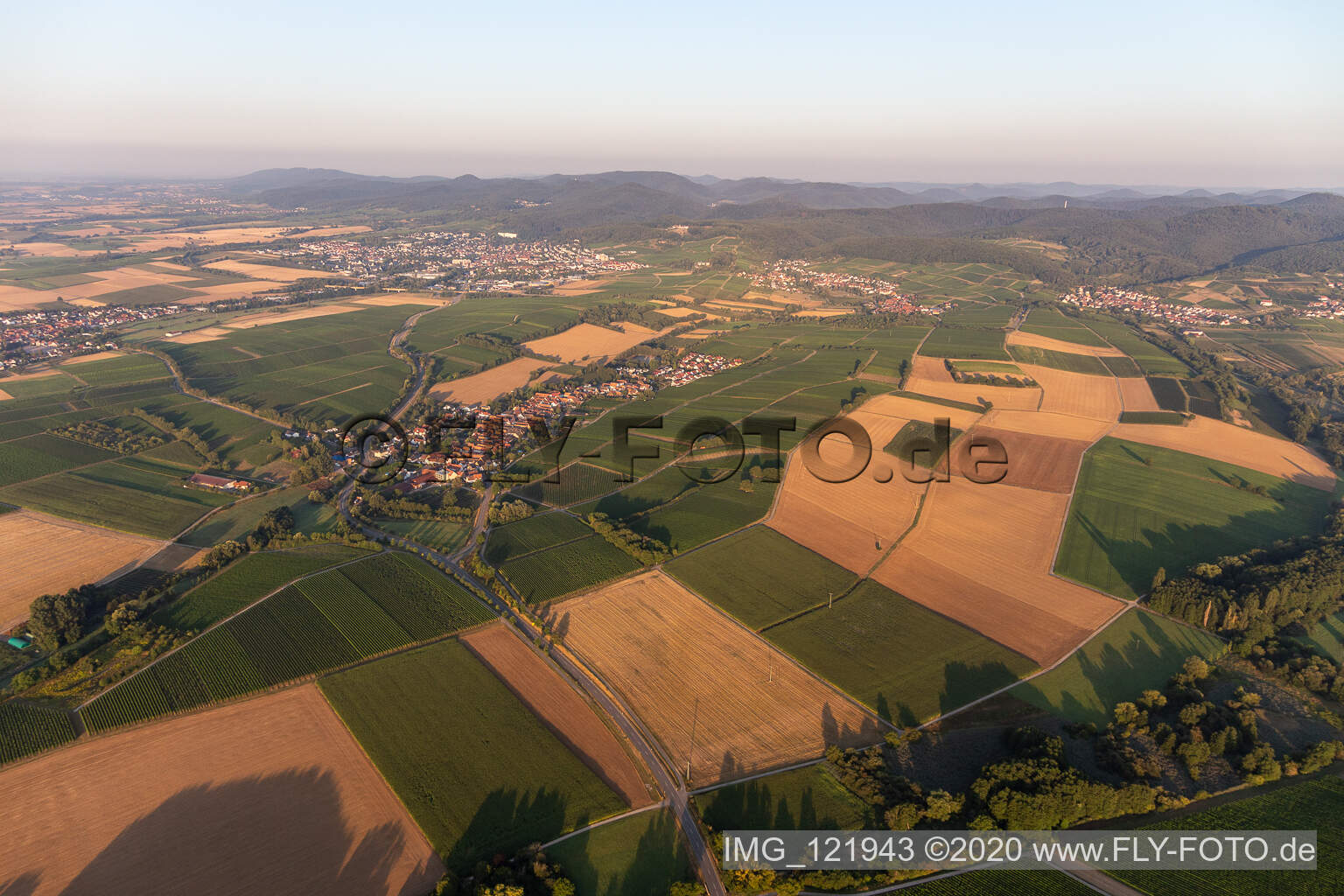 Niederhorbach dans le département Rhénanie-Palatinat, Allemagne d'en haut
