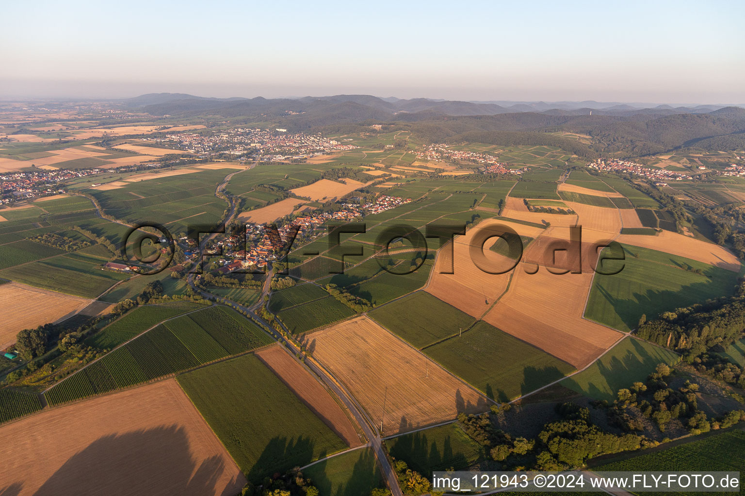 Niederhorbach dans le département Rhénanie-Palatinat, Allemagne d'en haut