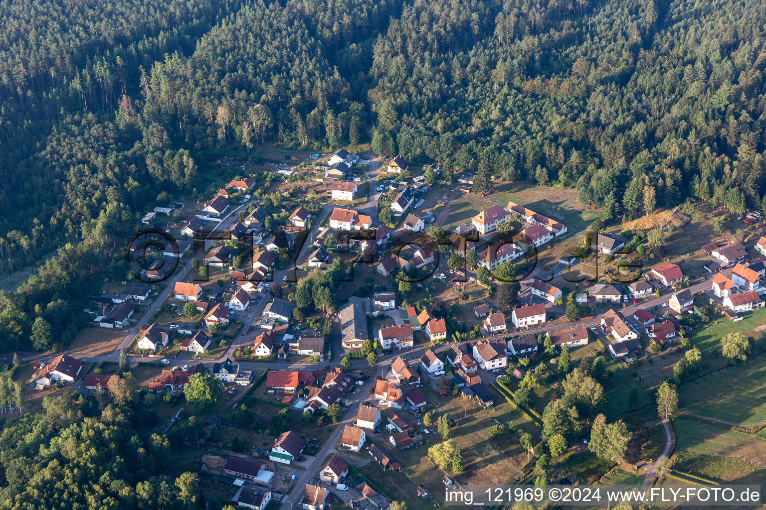 Photographie aérienne de Ludwigswinkel dans le département Rhénanie-Palatinat, Allemagne