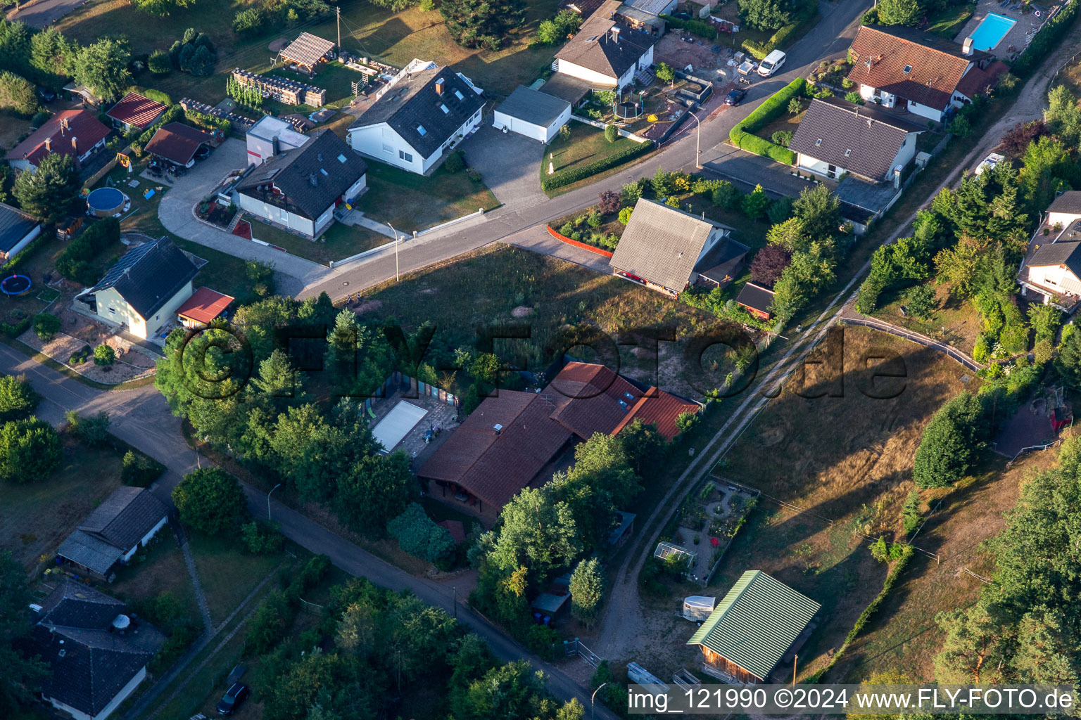 Ludwigswinkel dans le département Rhénanie-Palatinat, Allemagne vue d'en haut