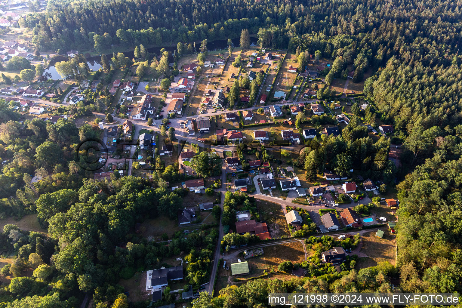 Ludwigswinkel dans le département Rhénanie-Palatinat, Allemagne d'un drone