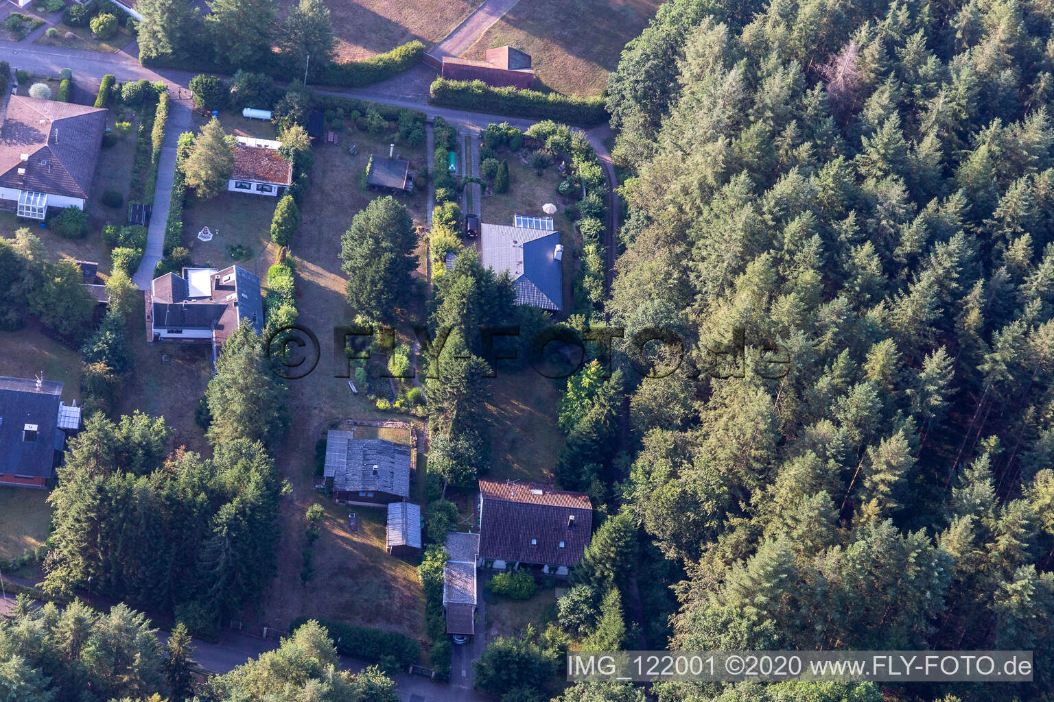 Photographie aérienne de Ludwigswinkel dans le département Rhénanie-Palatinat, Allemagne