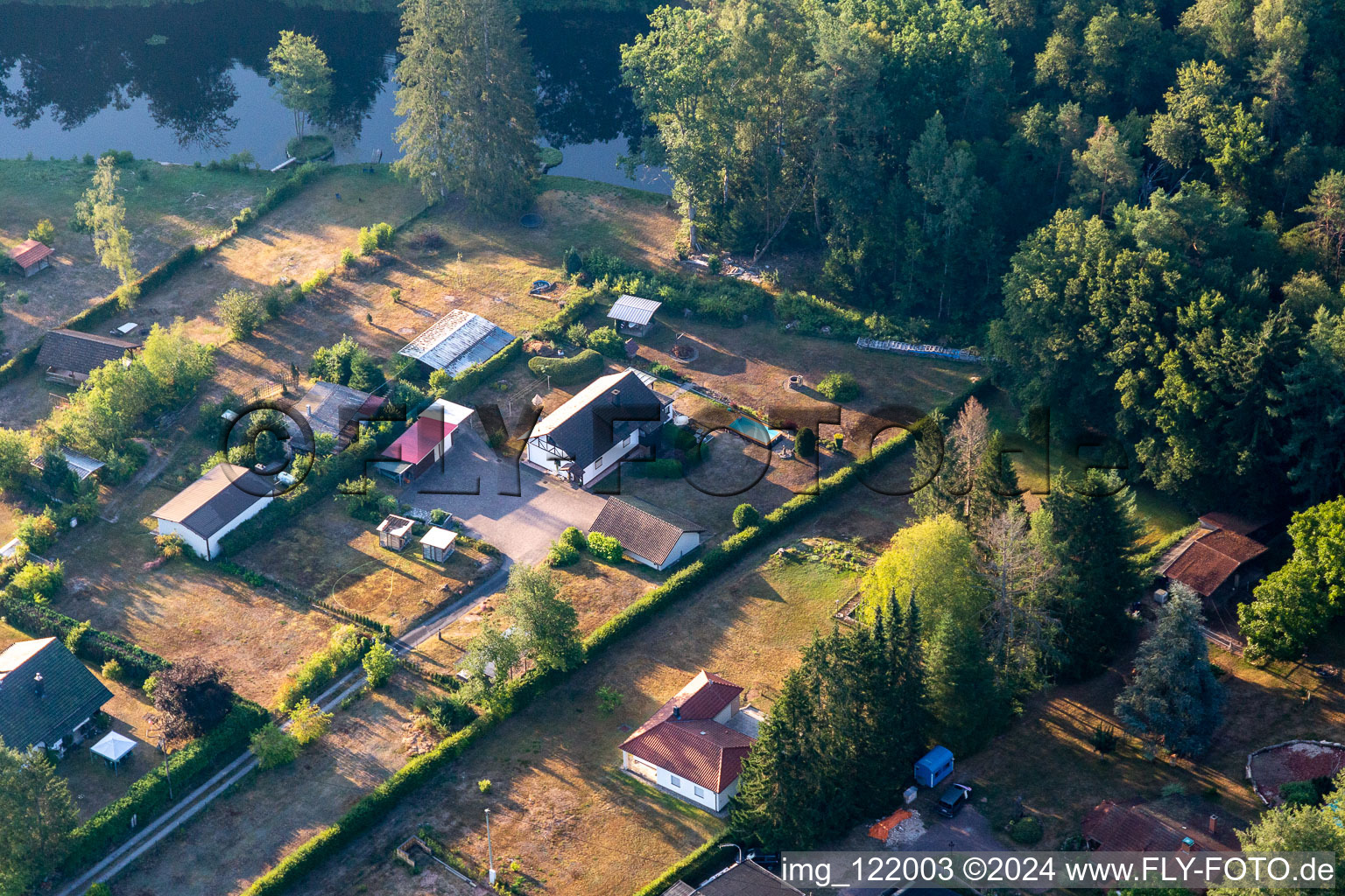 Ludwigswinkel dans le département Rhénanie-Palatinat, Allemagne d'en haut