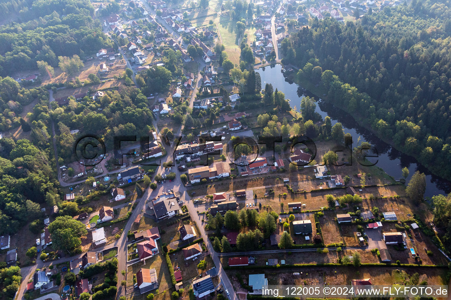 Ludwigswinkel dans le département Rhénanie-Palatinat, Allemagne vue d'en haut