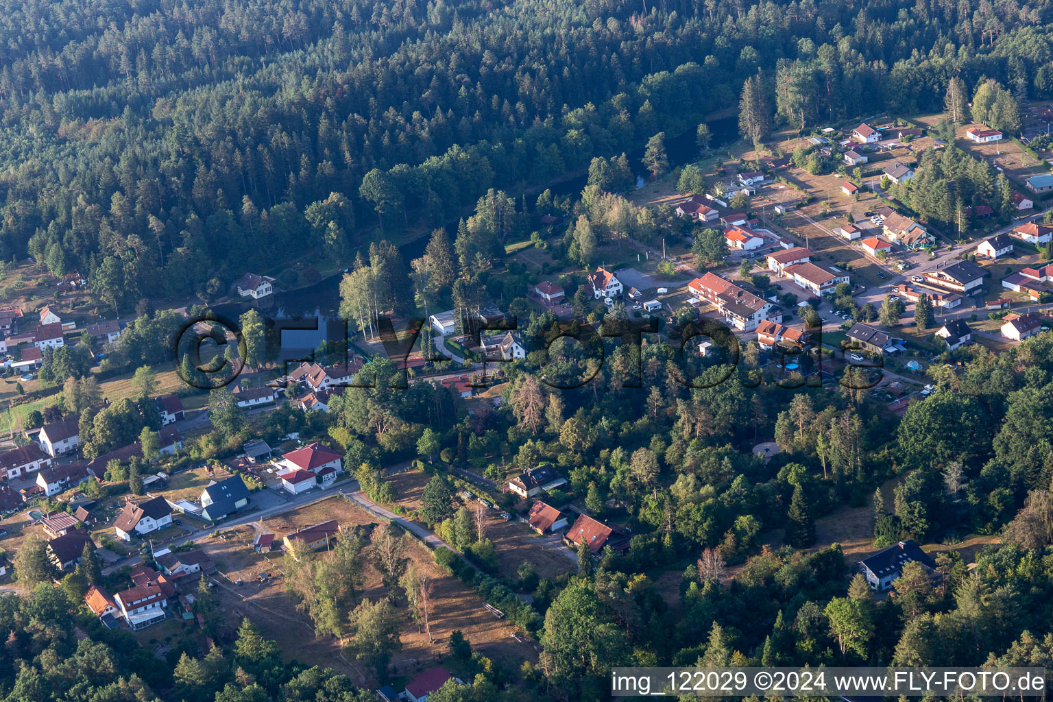 Ludwigswinkel dans le département Rhénanie-Palatinat, Allemagne d'en haut