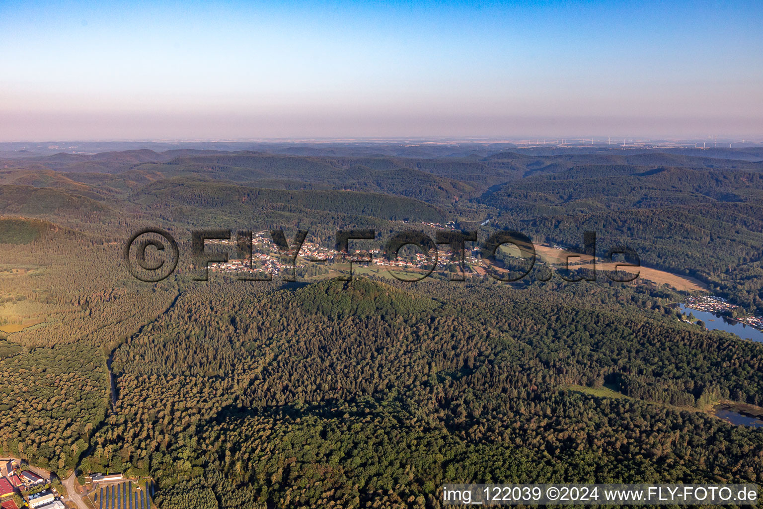 Ludwigswinkel dans le département Rhénanie-Palatinat, Allemagne vue d'en haut