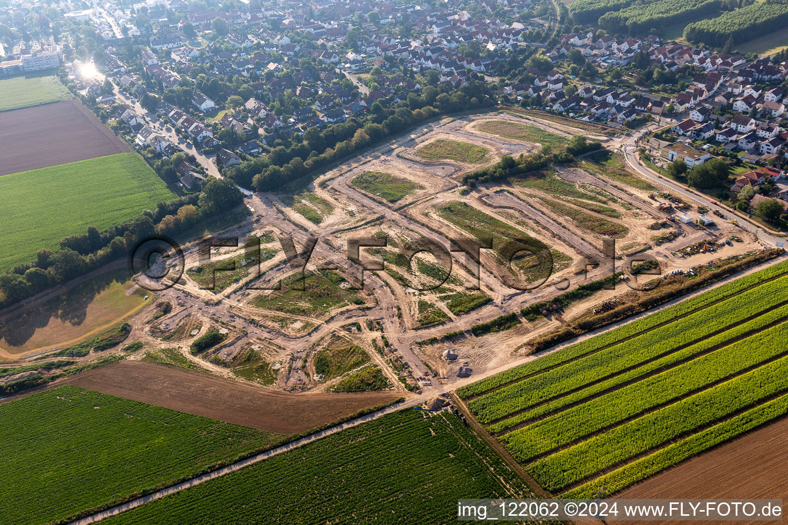 Photographie aérienne de Zone de construction Höhenweg 2 à Kandel dans le département Rhénanie-Palatinat, Allemagne