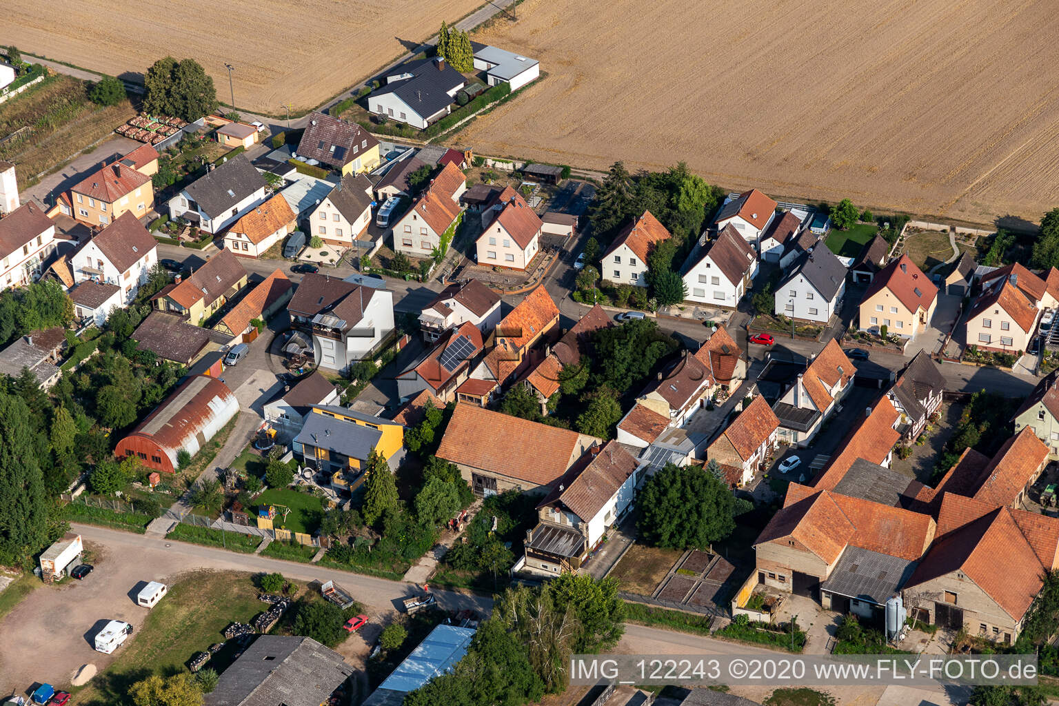 Photographie aérienne de Sarrestr à Kandel dans le département Rhénanie-Palatinat, Allemagne