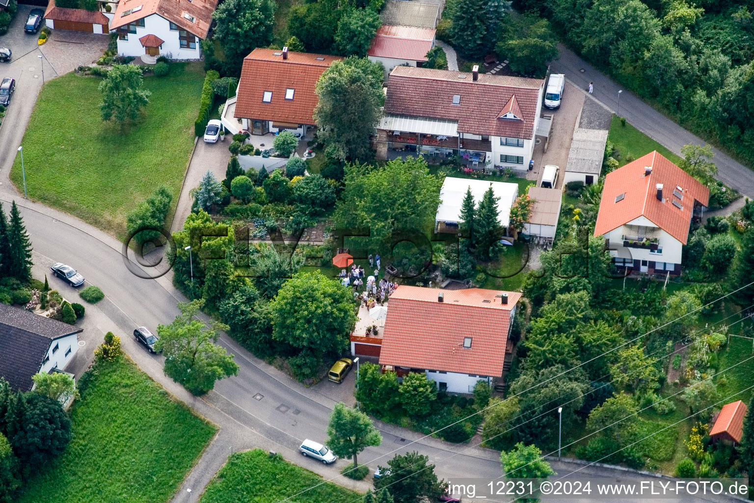 Image drone de Ehbühl, Kirchhalde à Herrenberg dans le département Bade-Wurtemberg, Allemagne