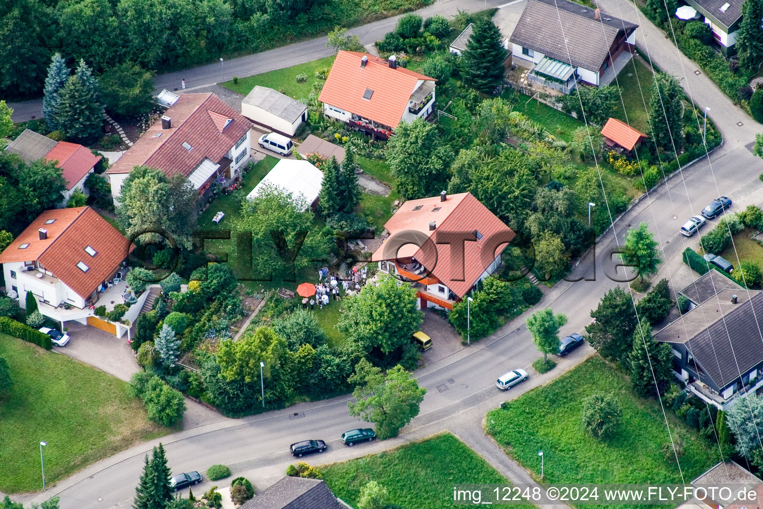 Photographie aérienne de Ehbühl, Kirchhalde à Herrenberg dans le département Bade-Wurtemberg, Allemagne