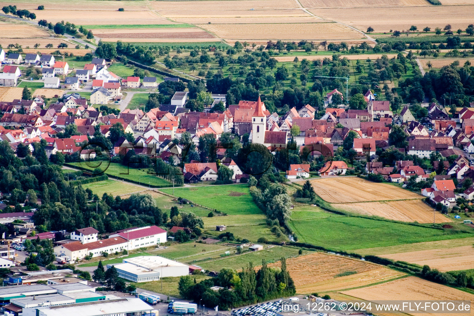 Photographie aérienne de Quartier Altingen in Ammerbuch dans le département Bade-Wurtemberg, Allemagne