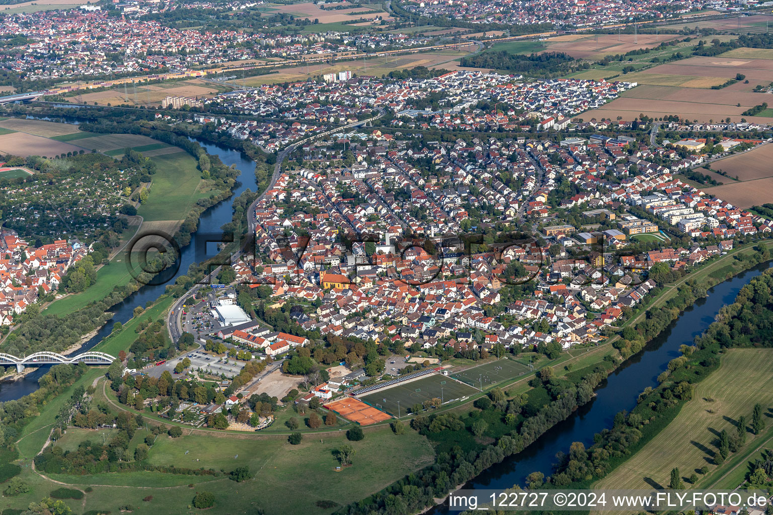 Photographie aérienne de Ilvesheim dans le département Bade-Wurtemberg, Allemagne