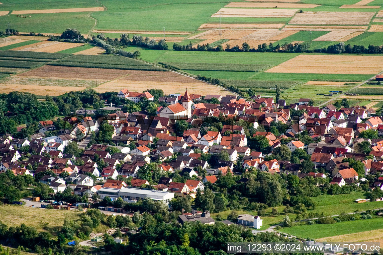 Photographie aérienne de Quartier Wurmlingen in Rottenburg am Neckar dans le département Bade-Wurtemberg, Allemagne