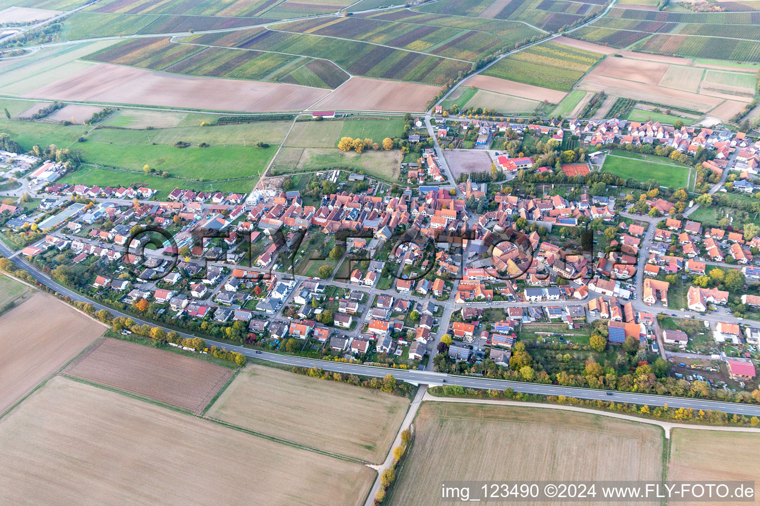 Image drone de Quartier Kapellen in Kapellen-Drusweiler dans le département Rhénanie-Palatinat, Allemagne