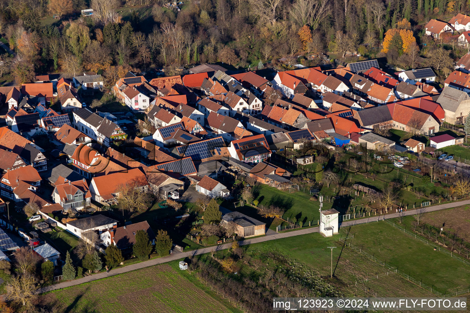 Winden dans le département Rhénanie-Palatinat, Allemagne d'en haut