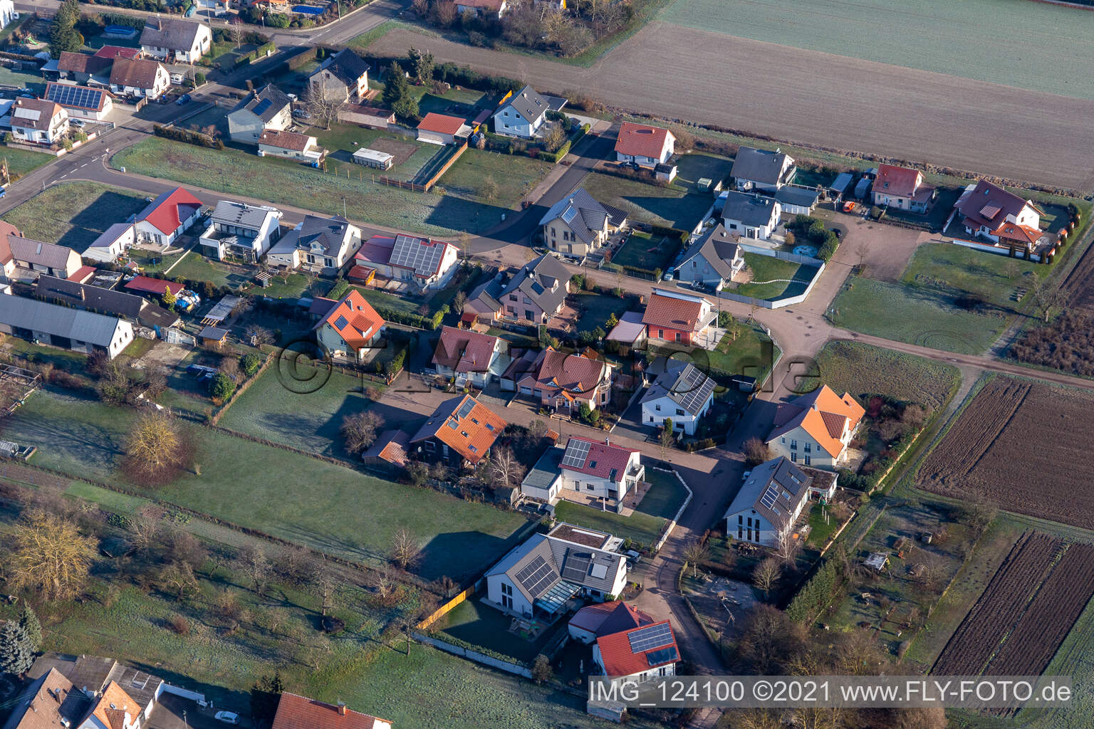 Vue aérienne de Dans le Lichel à Kapsweyer dans le département Rhénanie-Palatinat, Allemagne