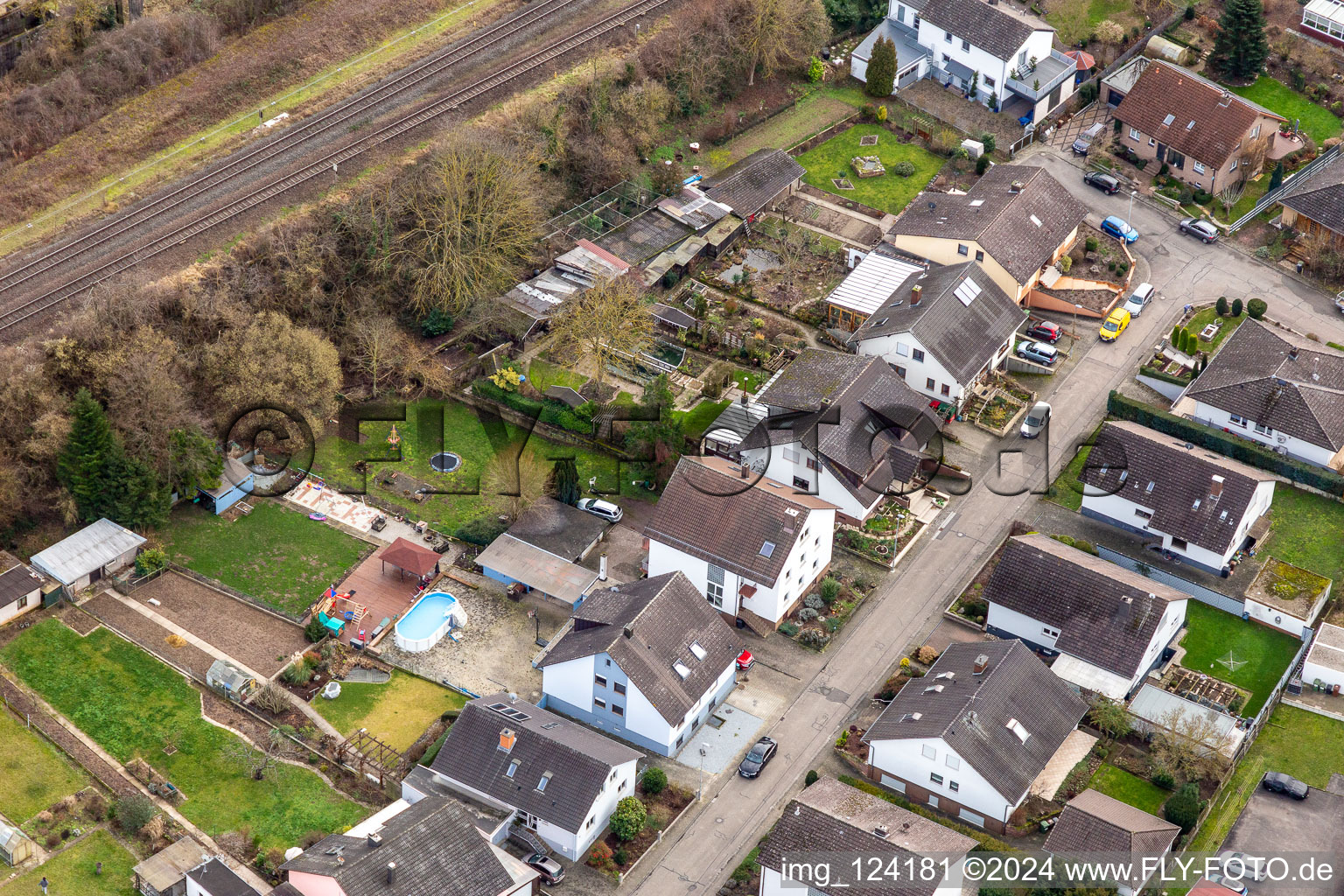 Image drone de Dans la roseraie à Winden dans le département Rhénanie-Palatinat, Allemagne