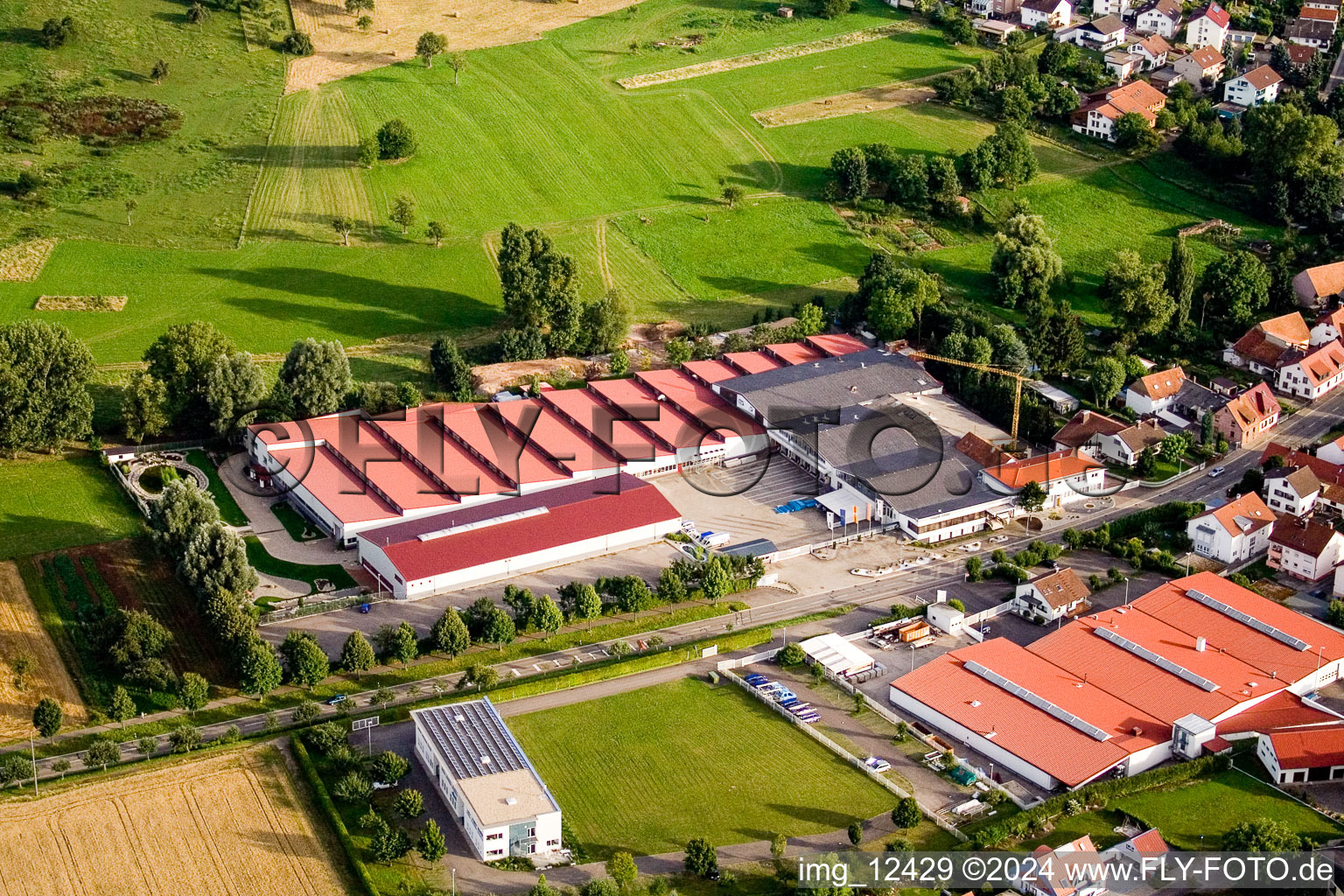 Vogelsitz GmbH, Kleinsteinbacherstrasse 44 à le quartier Stupferich in Karlsruhe dans le département Bade-Wurtemberg, Allemagne d'en haut