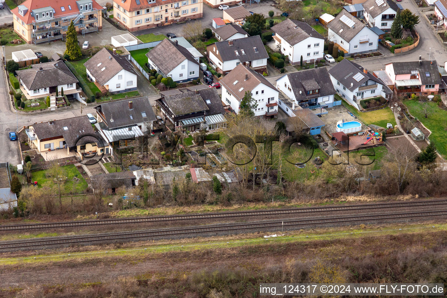 Photographie aérienne de Dans la roseraie à Winden dans le département Rhénanie-Palatinat, Allemagne