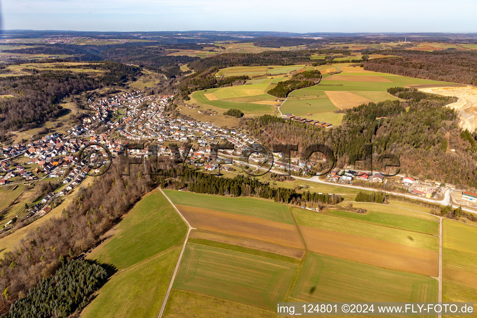 Vue aérienne de Quartier Sulz am Eck in Wildberg dans le département Bade-Wurtemberg, Allemagne