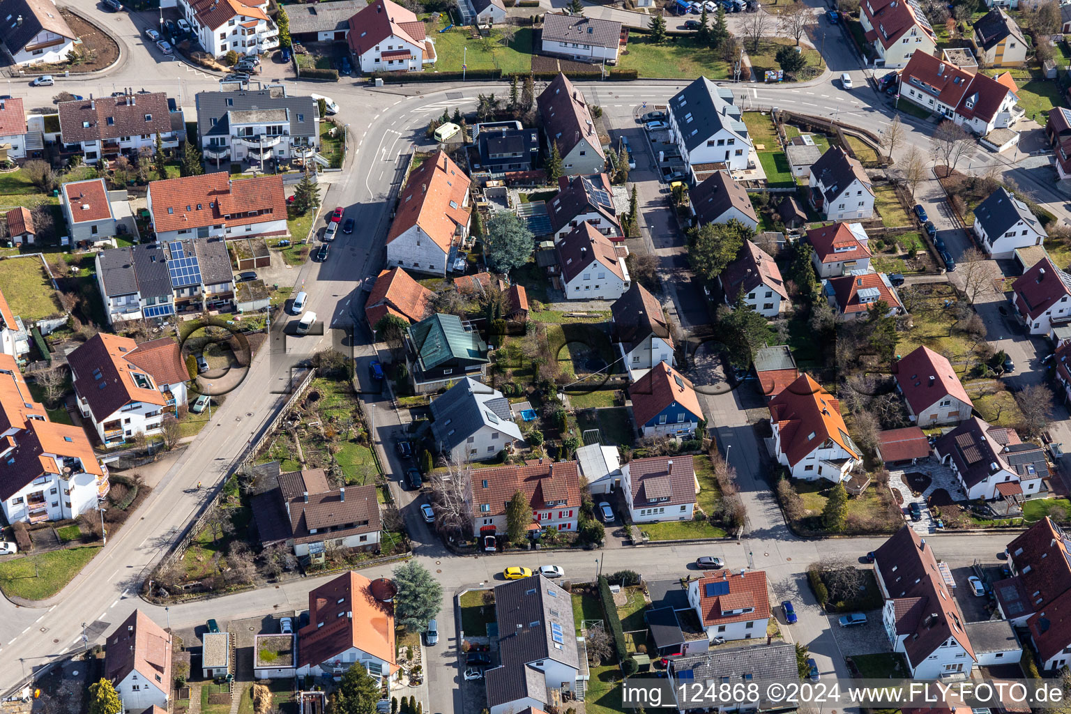 Photographie aérienne de Quartier Malmsheim in Renningen dans le département Bade-Wurtemberg, Allemagne