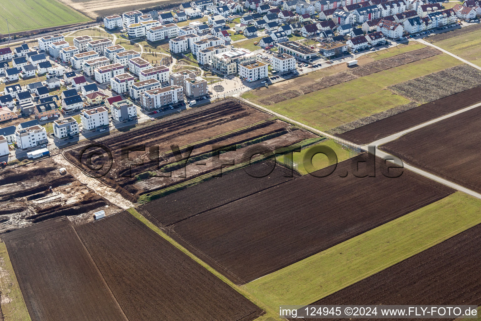 Image drone de Renningen dans le département Bade-Wurtemberg, Allemagne