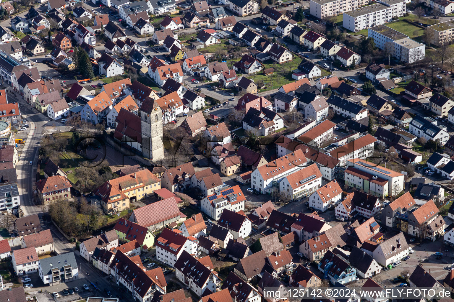 Photographie aérienne de Église Saint-Guy à Gärtringen dans le département Bade-Wurtemberg, Allemagne