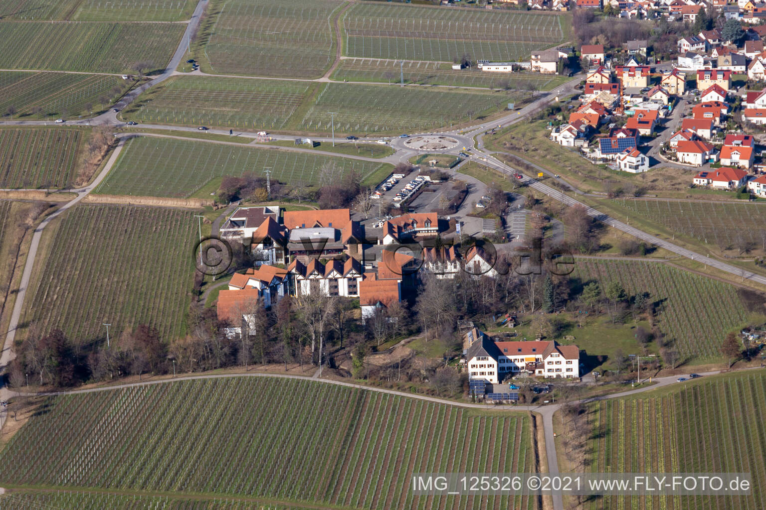 Vue aérienne de BG RCI à Maikammer dans le département Rhénanie-Palatinat, Allemagne