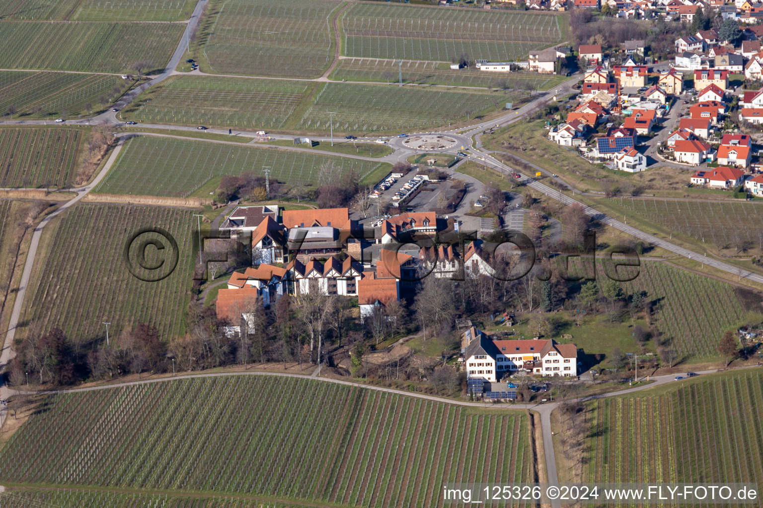 Vue aérienne de BG RCI à Maikammer dans le département Rhénanie-Palatinat, Allemagne