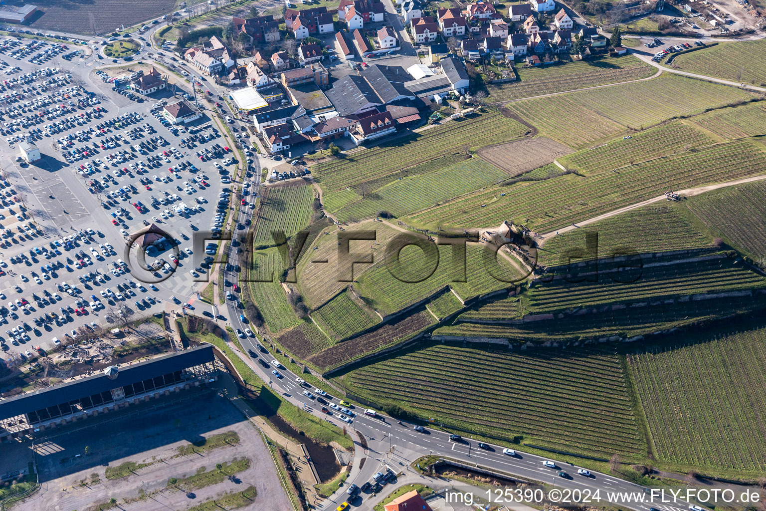 Photographie aérienne de Chapelle Michel à Bad Dürkheim dans le département Rhénanie-Palatinat, Allemagne