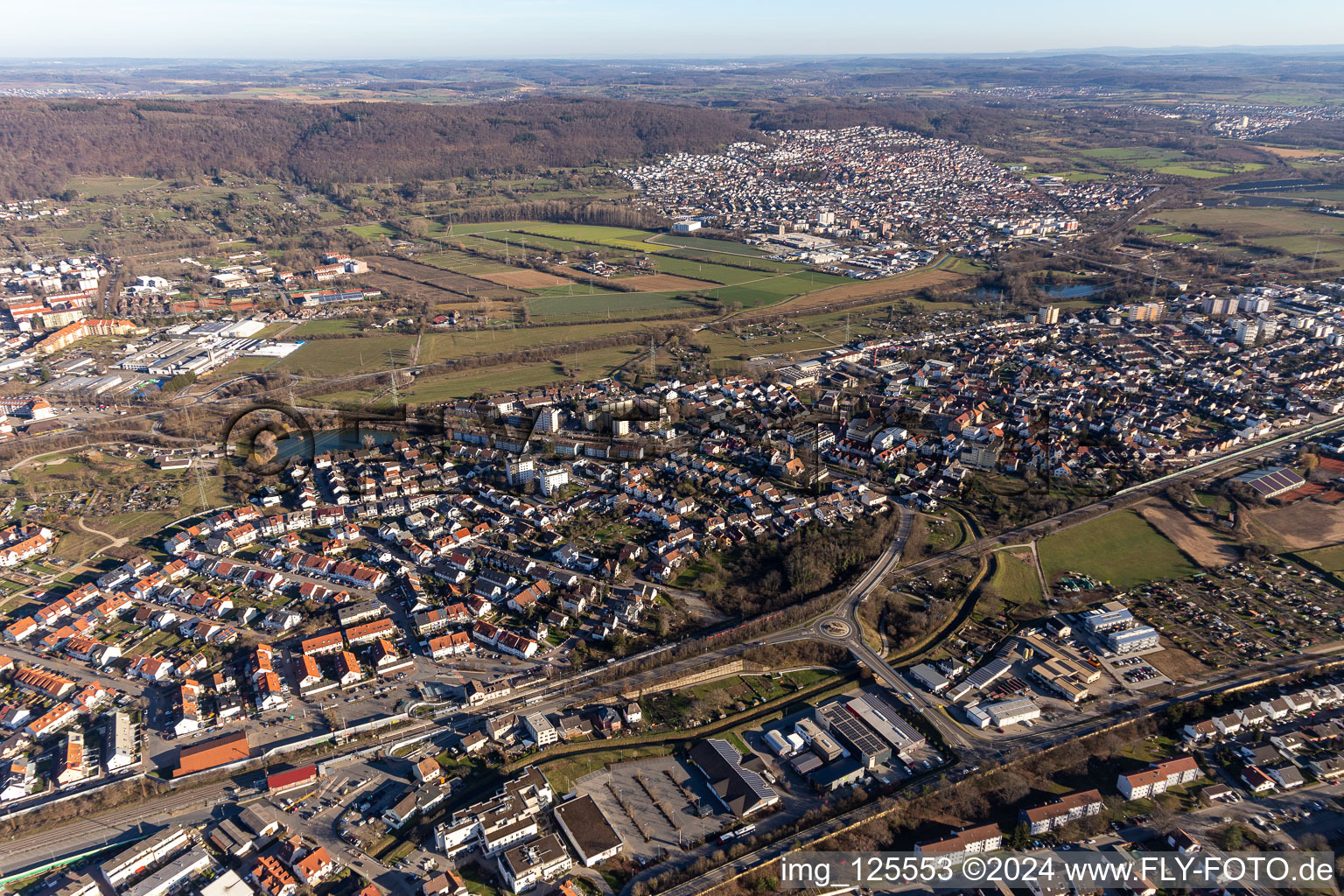 Photographie aérienne de Quartier Sankt Ilgen in Leimen dans le département Bade-Wurtemberg, Allemagne