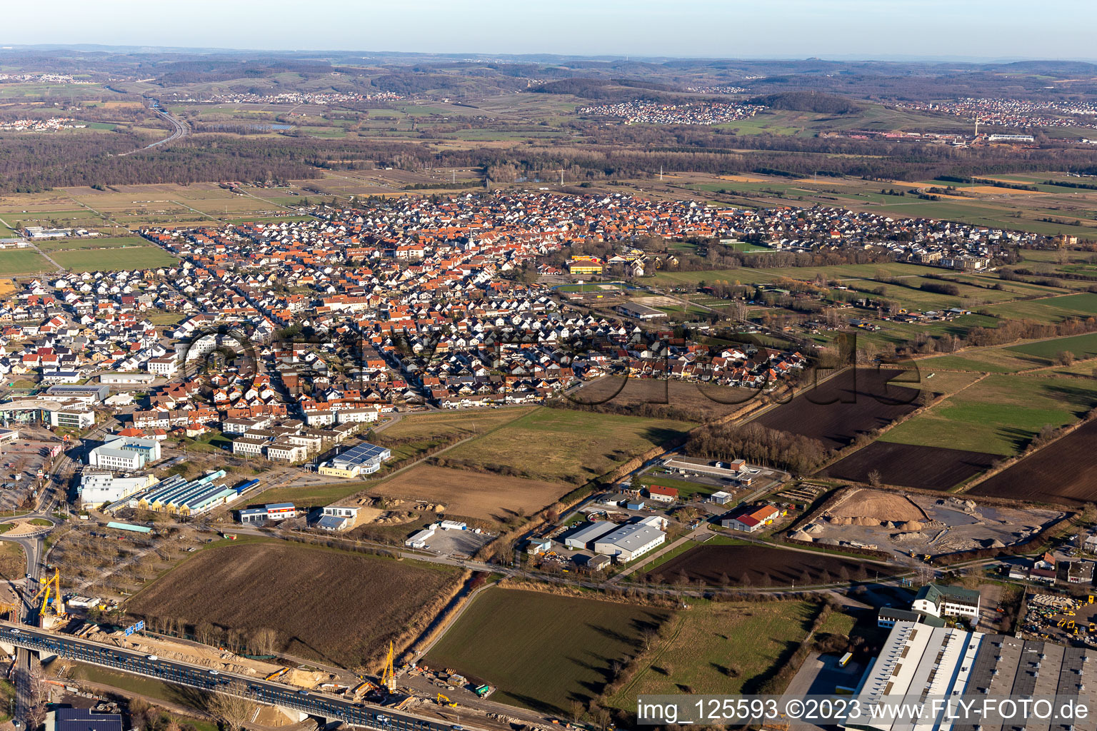Photographie aérienne de Quartier Rot in St. Leon-Rot dans le département Bade-Wurtemberg, Allemagne