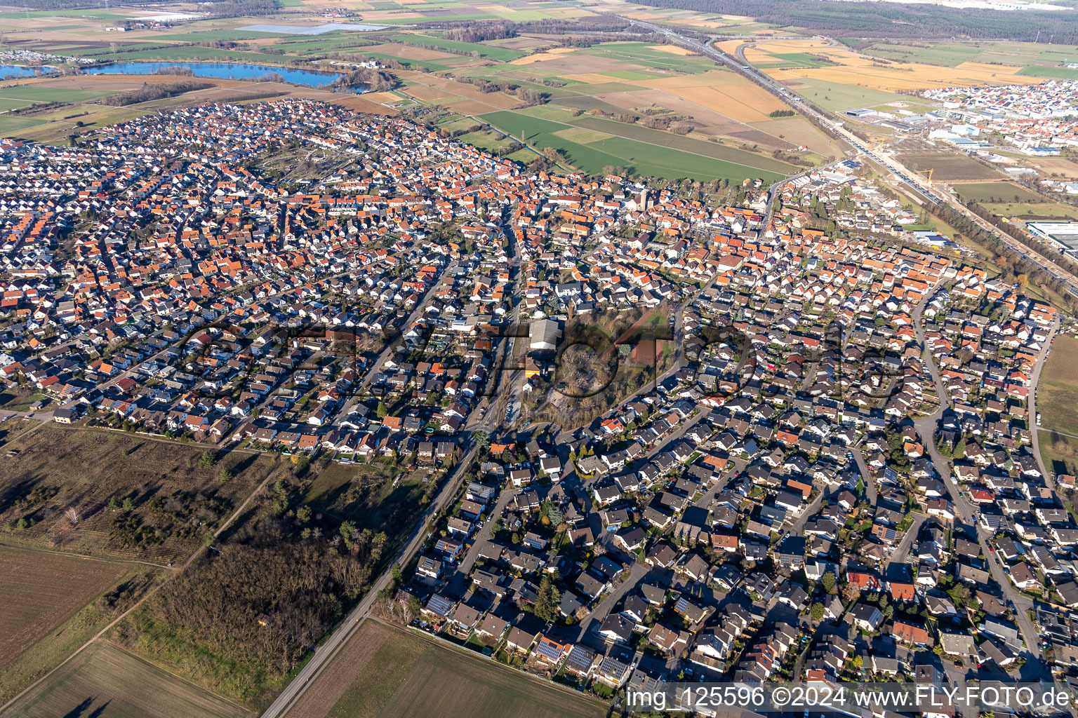 Photographie aérienne de Quartier Sankt Leon in St. Leon-Rot dans le département Bade-Wurtemberg, Allemagne