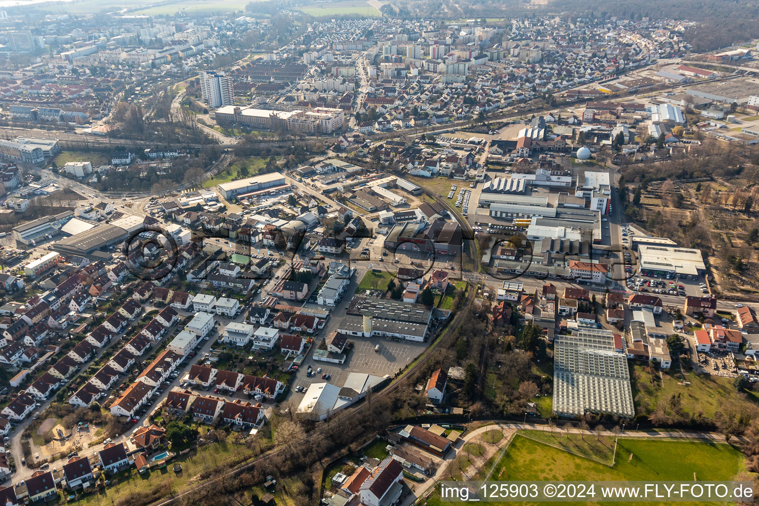 Image drone de Ancien site Promarkt sur Rabensteinerweg à Speyer dans le département Rhénanie-Palatinat, Allemagne