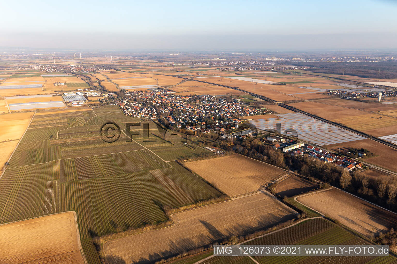 Image drone de Weingarten dans le département Rhénanie-Palatinat, Allemagne