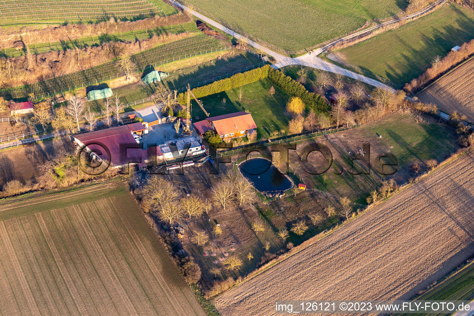 Photographie aérienne de Michael Schwager à le quartier Herxheim in Herxheim bei Landau dans le département Rhénanie-Palatinat, Allemagne