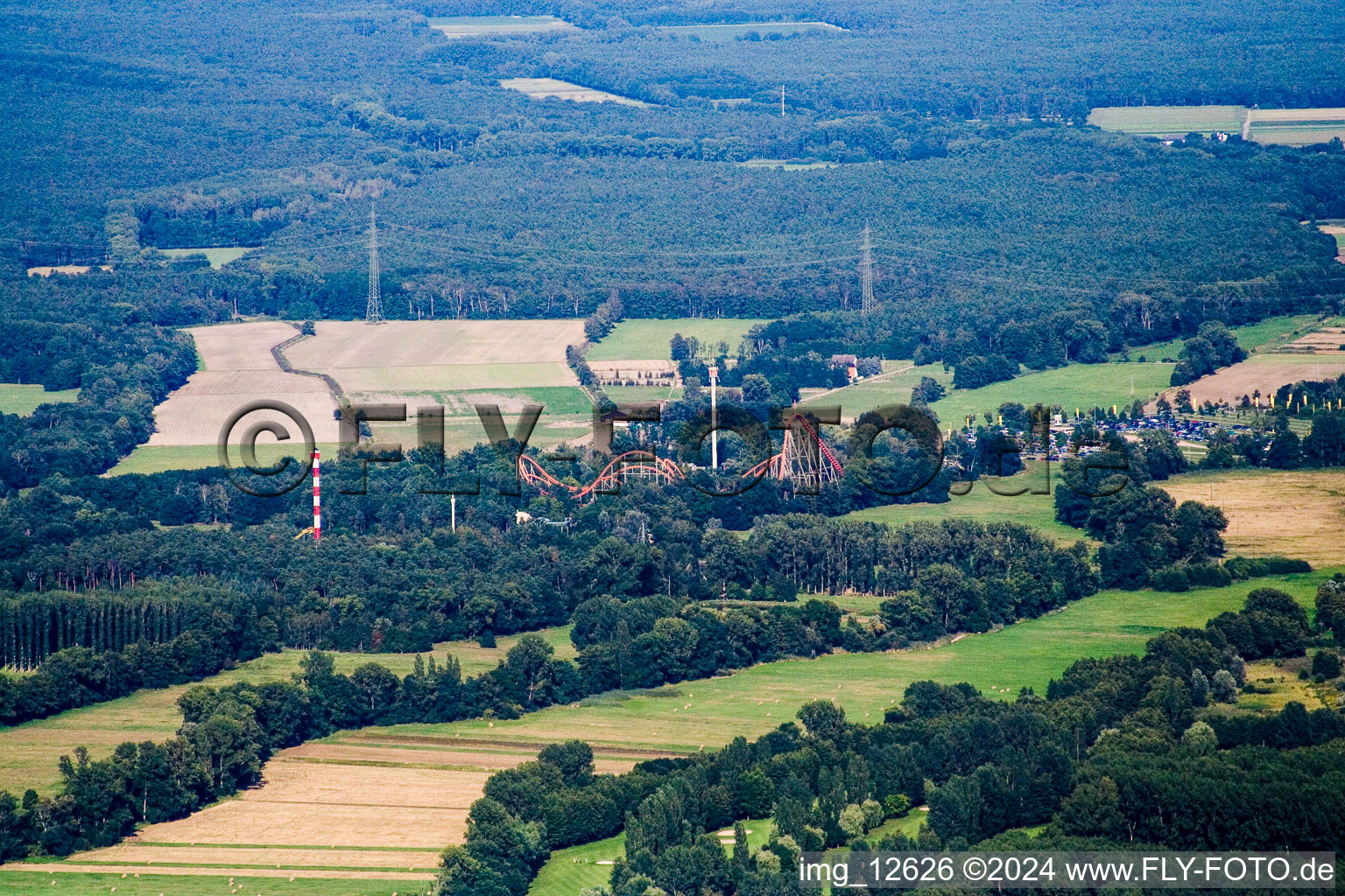 Vue aérienne de Parc de vacances du sud-ouest à Haßloch dans le département Rhénanie-Palatinat, Allemagne